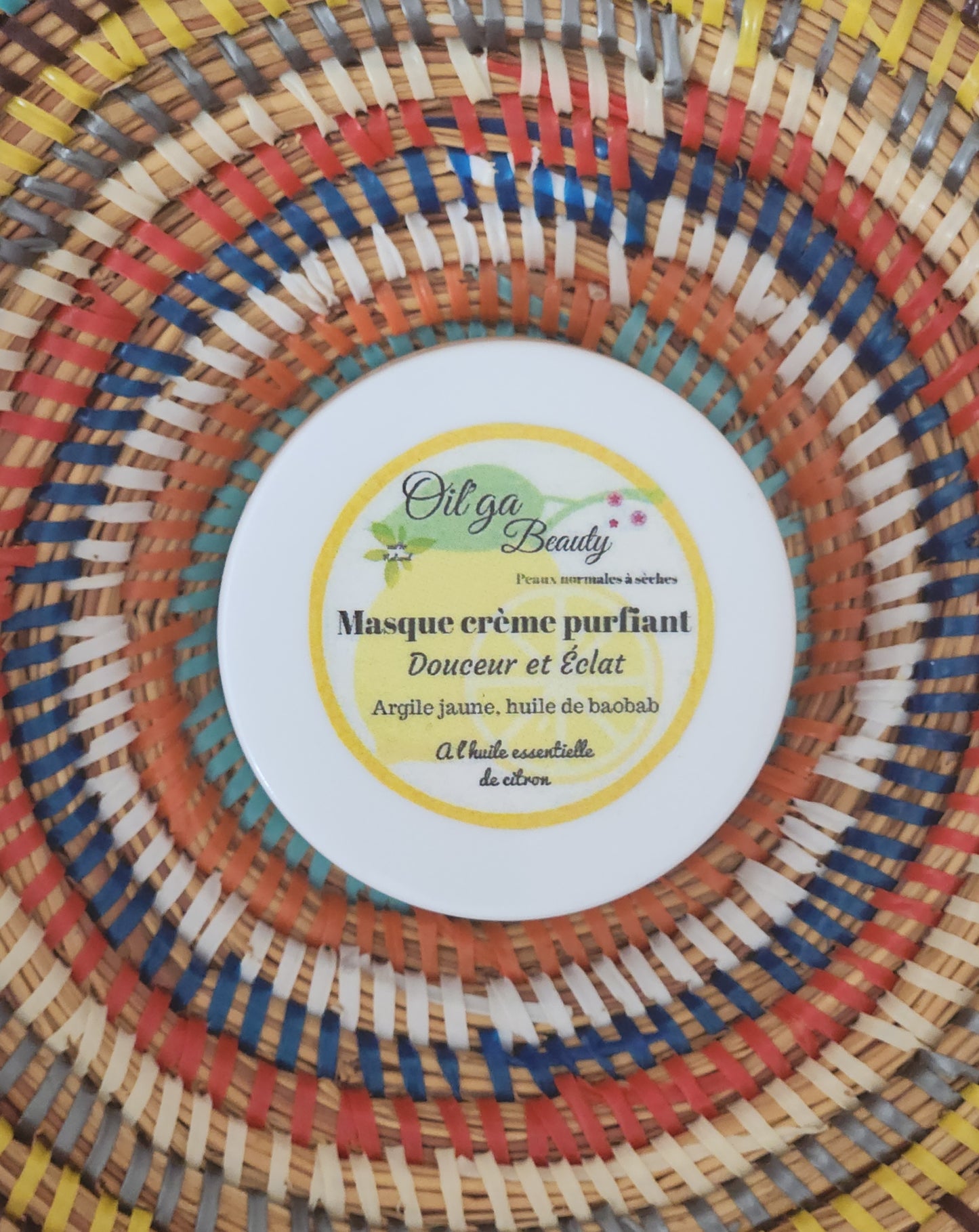 Masque crème visage éclat du teint
