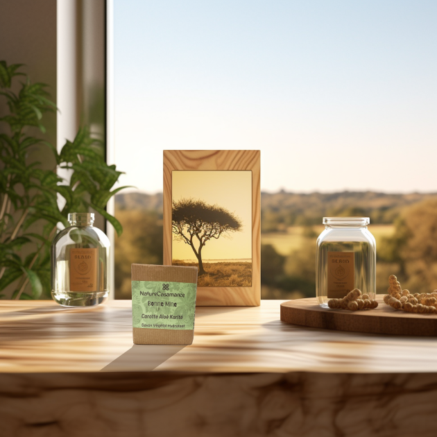 Savon Visage BONNE MINE - Karité, Aloe vera & Huile de Carotte