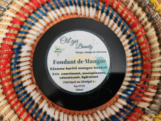 Fondant de mangue - Crème Vegan