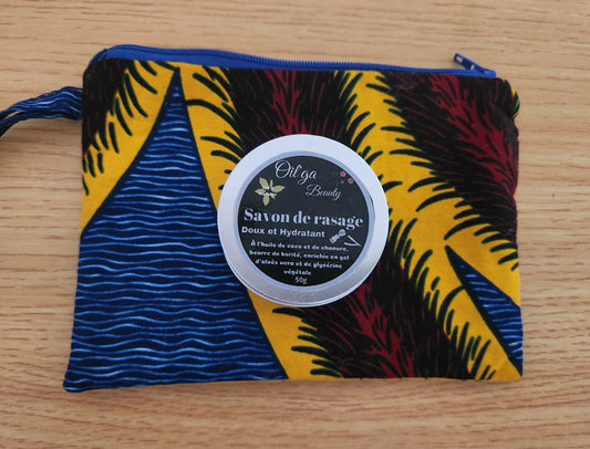 Savon de rasage naturel, doux et hydratant