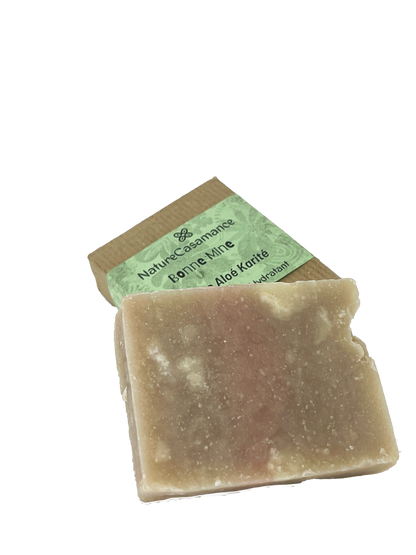 Savon Visage BONNE MINE - Karité, Aloe vera & Huile de Carotte